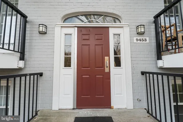 a view of front door