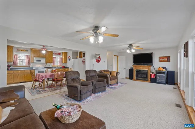 a bedroom with a bed and a lamp