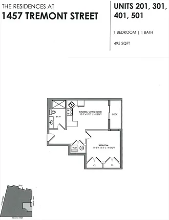 $3,195 | 1457 Tremont Street, Unit 201, Boston, MA 02120