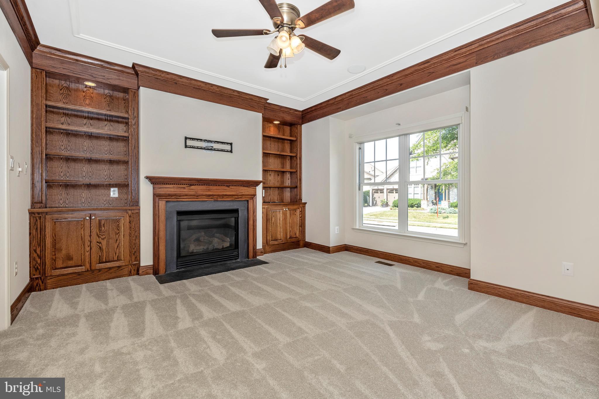 2689 Brook Valley Road Frederick, MD 21701 - Photo 23 of 94 Library Has Beautiful Wood Cabinetry & Gas FP