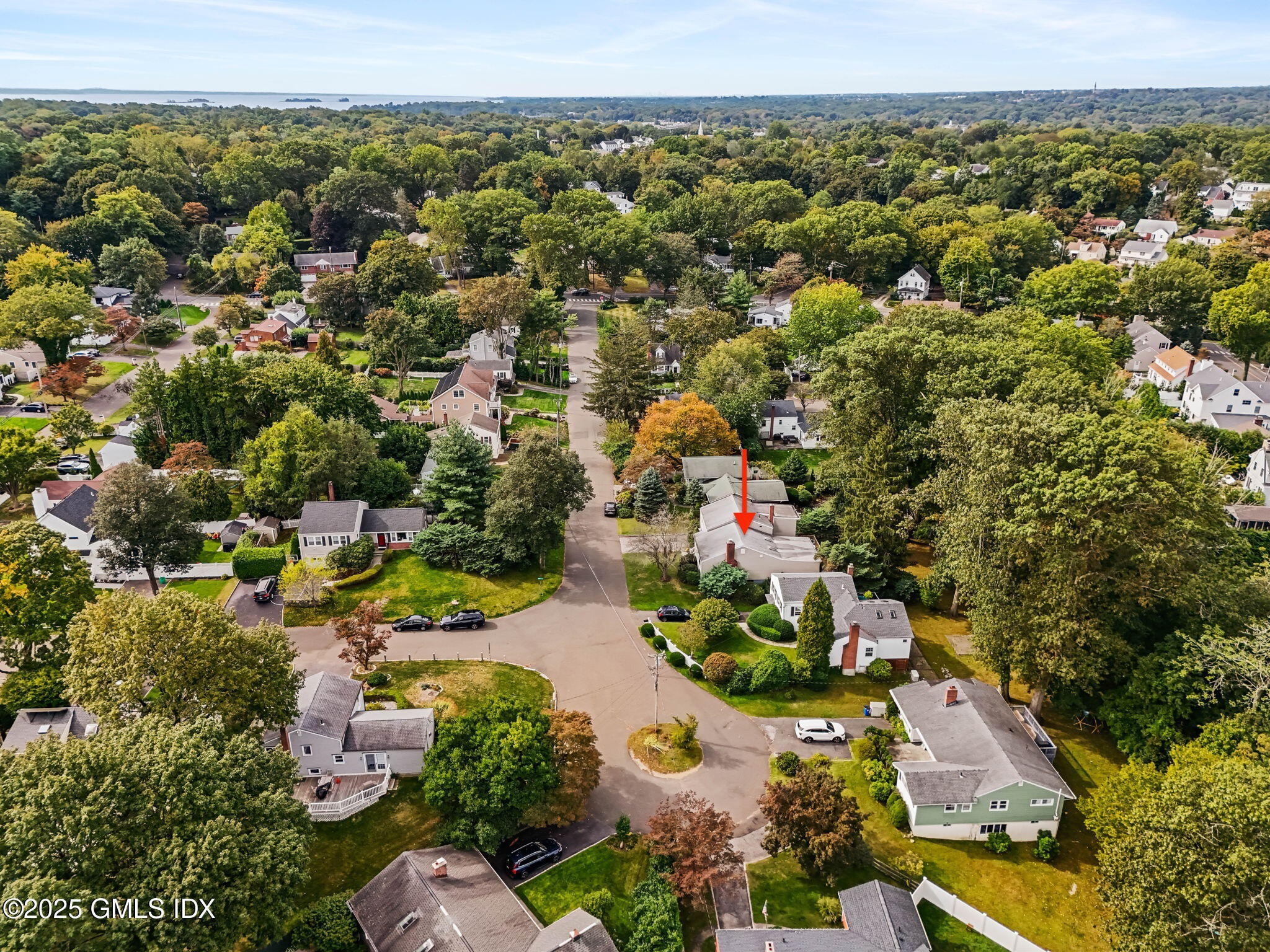 23 Silver Beech Road Riverside, CT 06878 - Photo 18 of 22 Aerial view of water