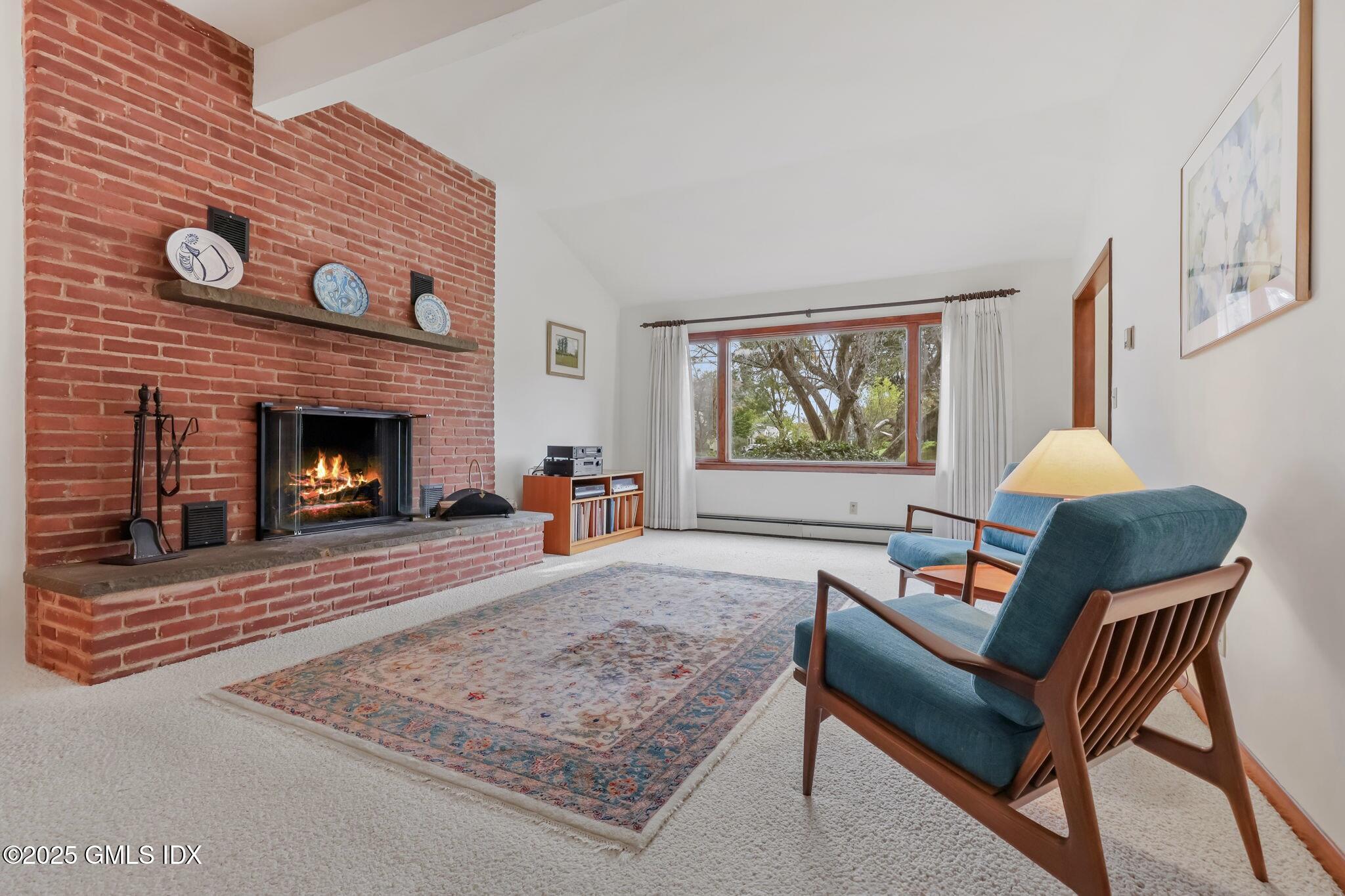 23 Silver Beech Road Riverside, CT 06878 - Photo 3 of 22 Living Room with Vaulted Ceilings
