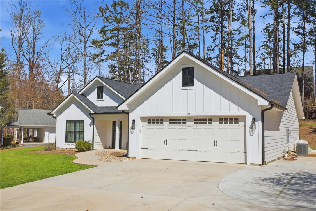 119 Brook Lane Seneca, SC 29672 - Photo 3 of 43 This charming residence features clean lines and a welcoming exterior, blending modern comfort with classic appeal.