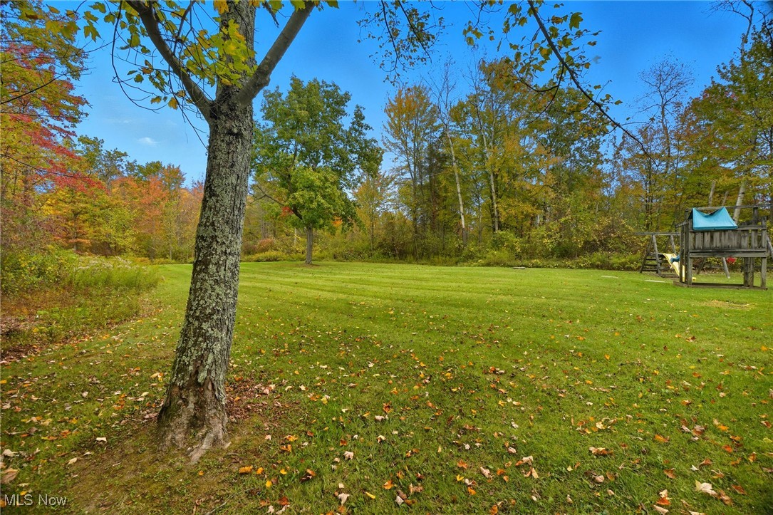 11710 Butternut Road Chardon, OH 44024 - Photo 48 of 48 View of grassy yard with a playground and a deck
