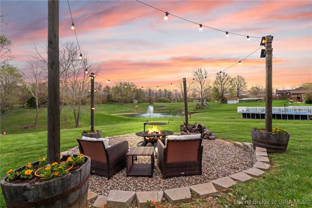 5510 Briarhill Drive Floyds Knobs, IN 47119 - Photo 5 of 88 New firepit area!