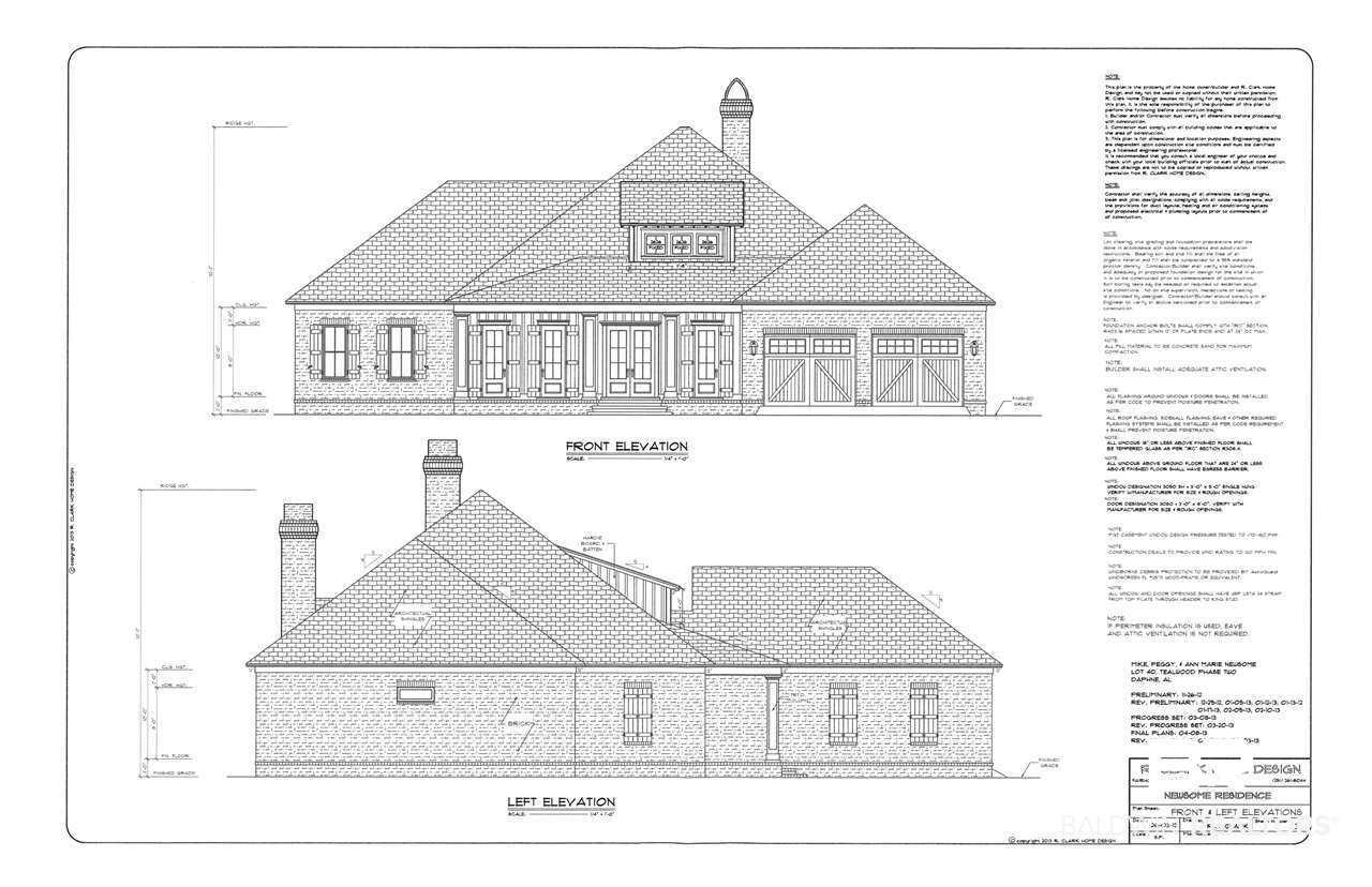 0 Widgeon Court Daphne, AL 36526 - Photo 6 of 8 House Plans Elevation