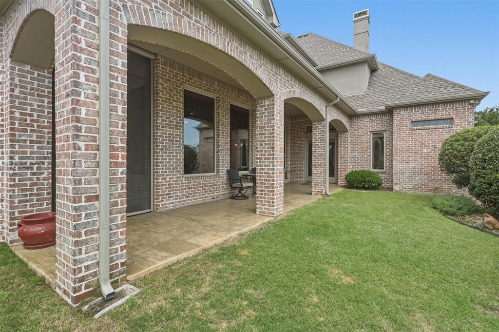 1861 Sunset Court Allen, TX 75013 - Photo 36 of 40 Separate side patio, overlooks golf course