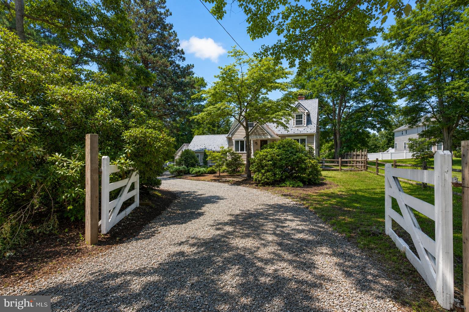 84 Lambertville Hopewell Road Hopewell, NJ 08525 - Photo 1 of 45 Exterior - Circular Driveway Entrance