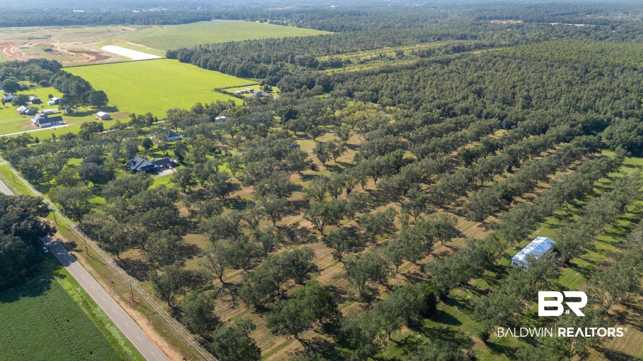 14141 Underwood Road Summerdale, AL 36580 - Photo 3 of 4 Aerial view of property's location featuring rural landscape
