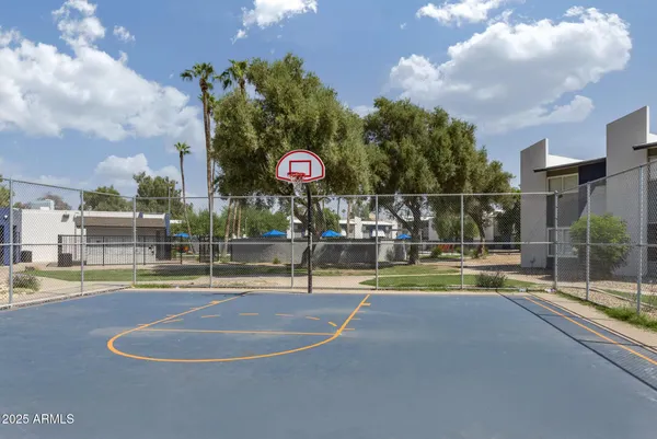 a view of a basket ball ground