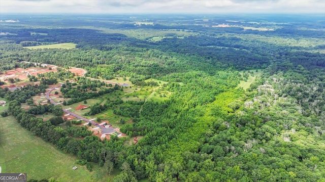a view of a lush green field