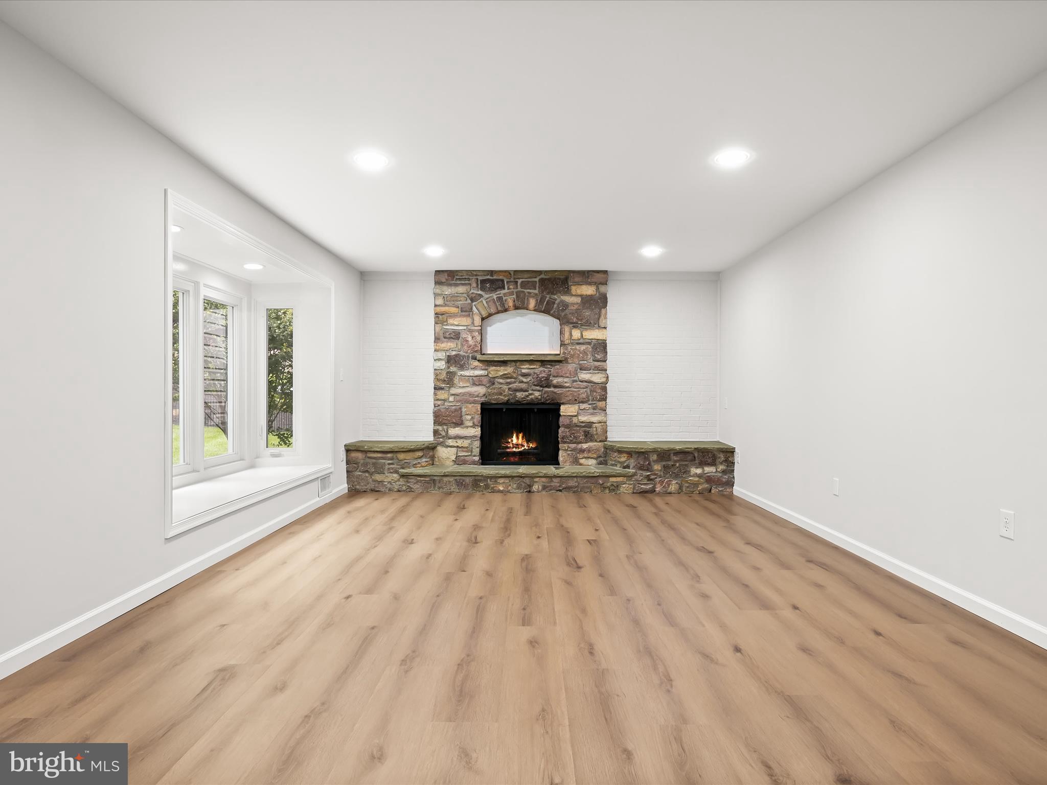 8018 Martown Road Laurel, MD 20723 - Photo 27 of 64 Stone fireplace