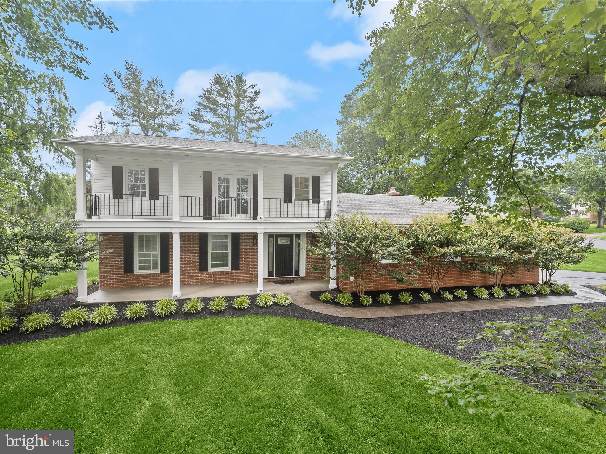 8018 Martown Road Laurel, MD 20723 - Photo 8 of 64 Beautiful front exterior with balcony