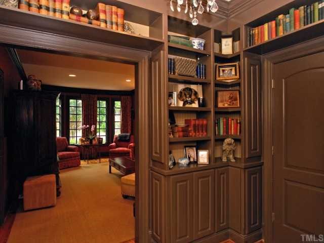 2305 Anderson Drive Raleigh, NC 27609 - Photo 8 of 12 Lots of built-ins in the study/library.
