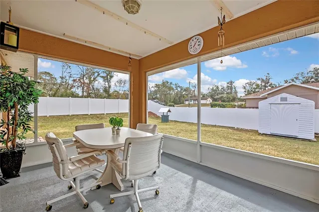 a view of a house with a patio