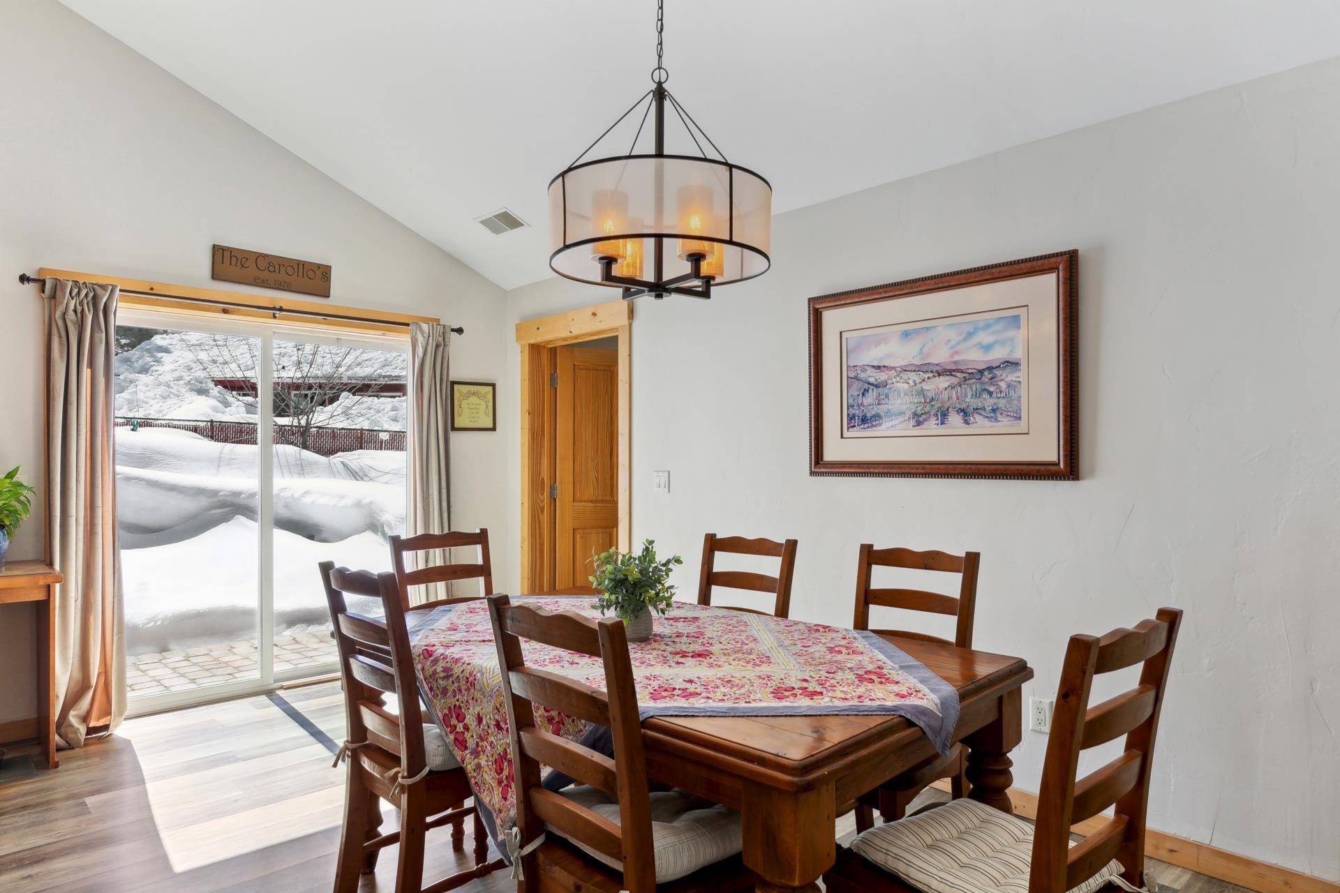 10383 Sugar Pine Road Truckee, CA 96161 - Photo 12 of 21 a dining room with furniture and window