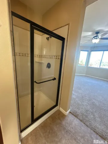 a view of a walk in closet