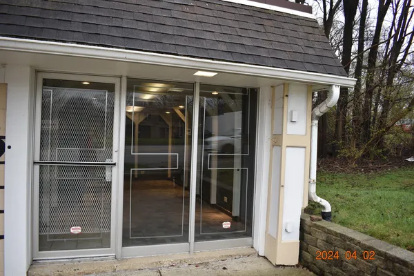 a view of a porch