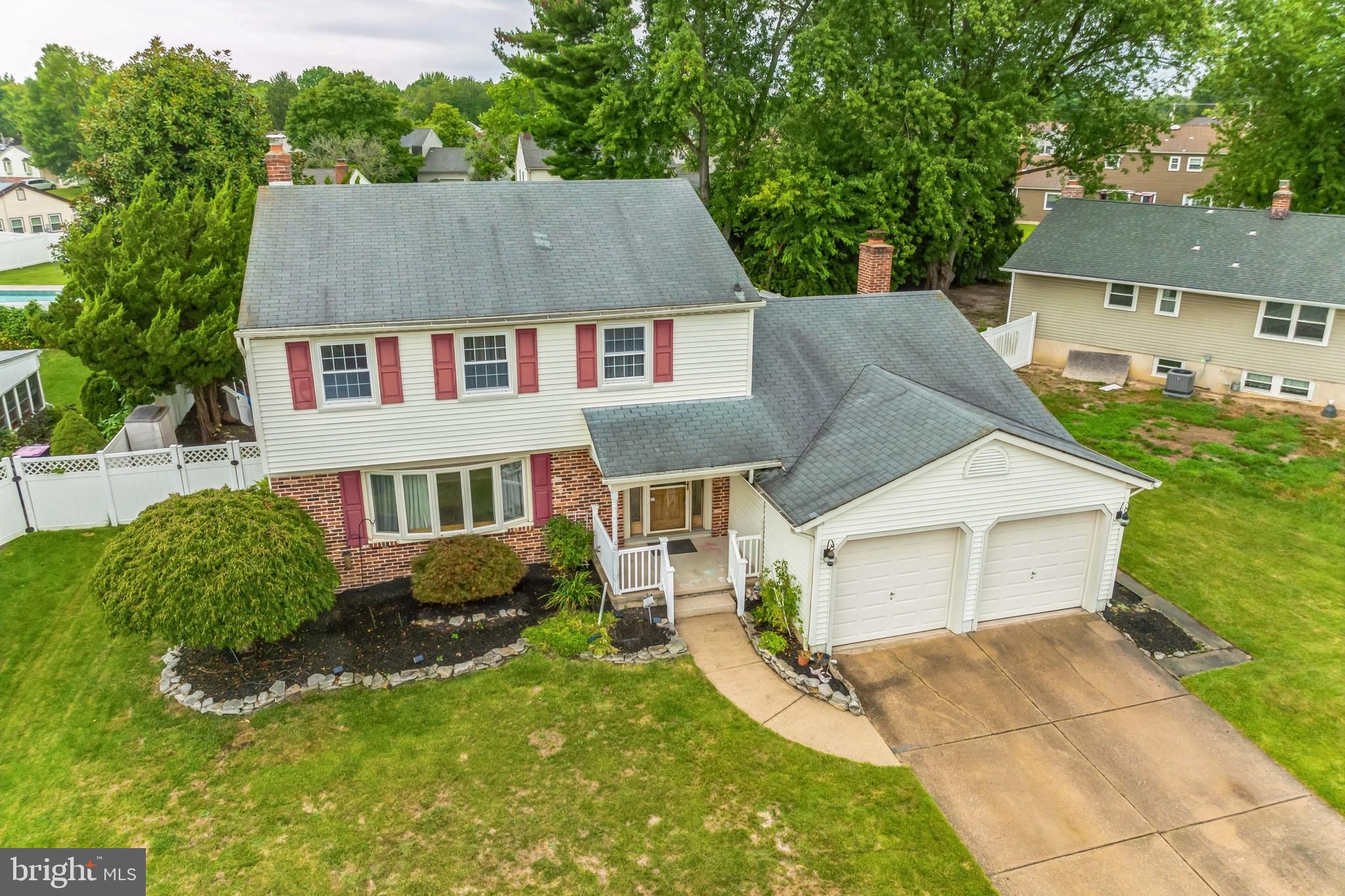 19 Candlestick Road Clementon, NJ 08021 - Photo 3 of 32 a aerial view of a house with yard and green space
