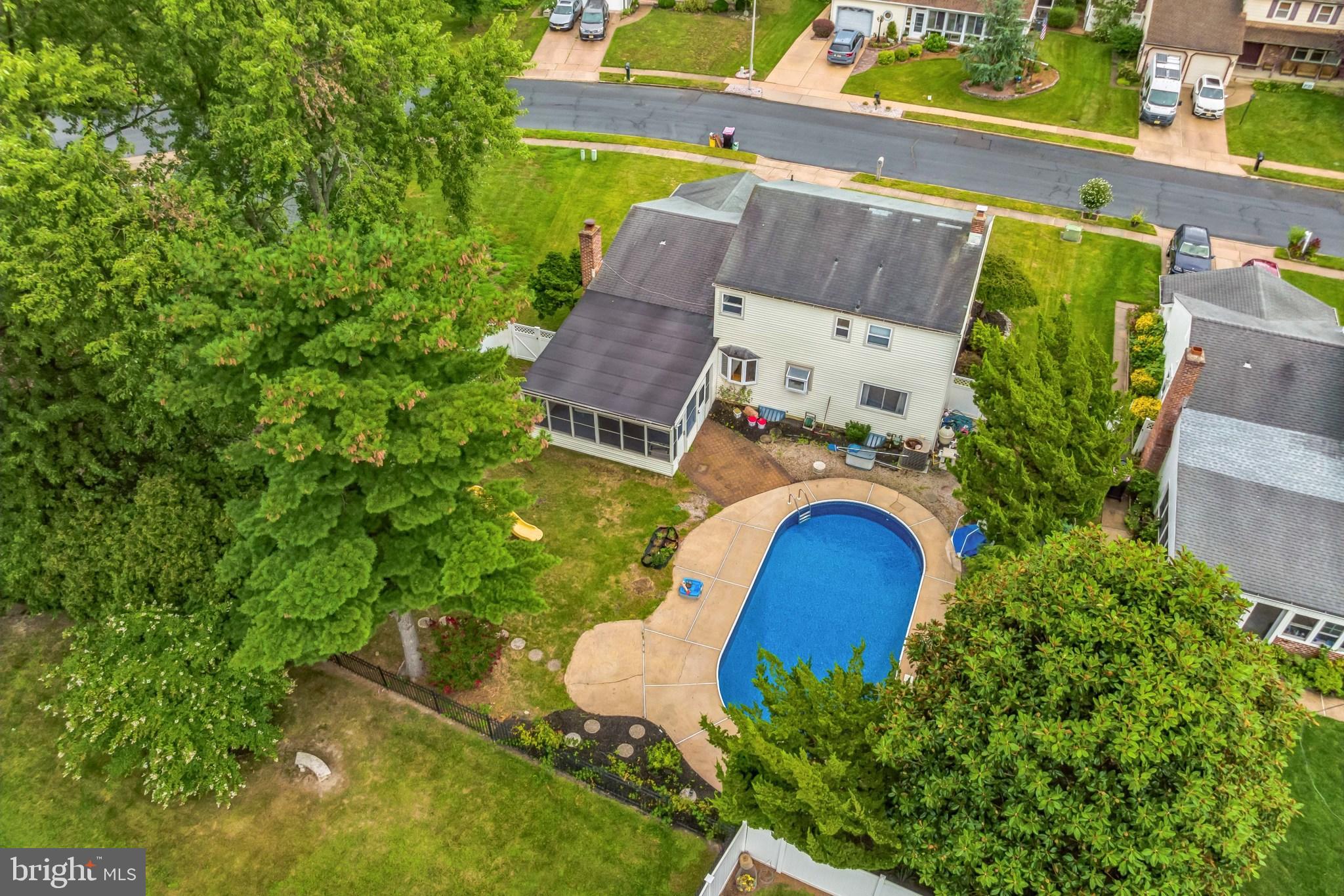 19 Candlestick Road Clementon, NJ 08021 - Photo 32 of 32 an aerial view of a house with a yard and a large tree