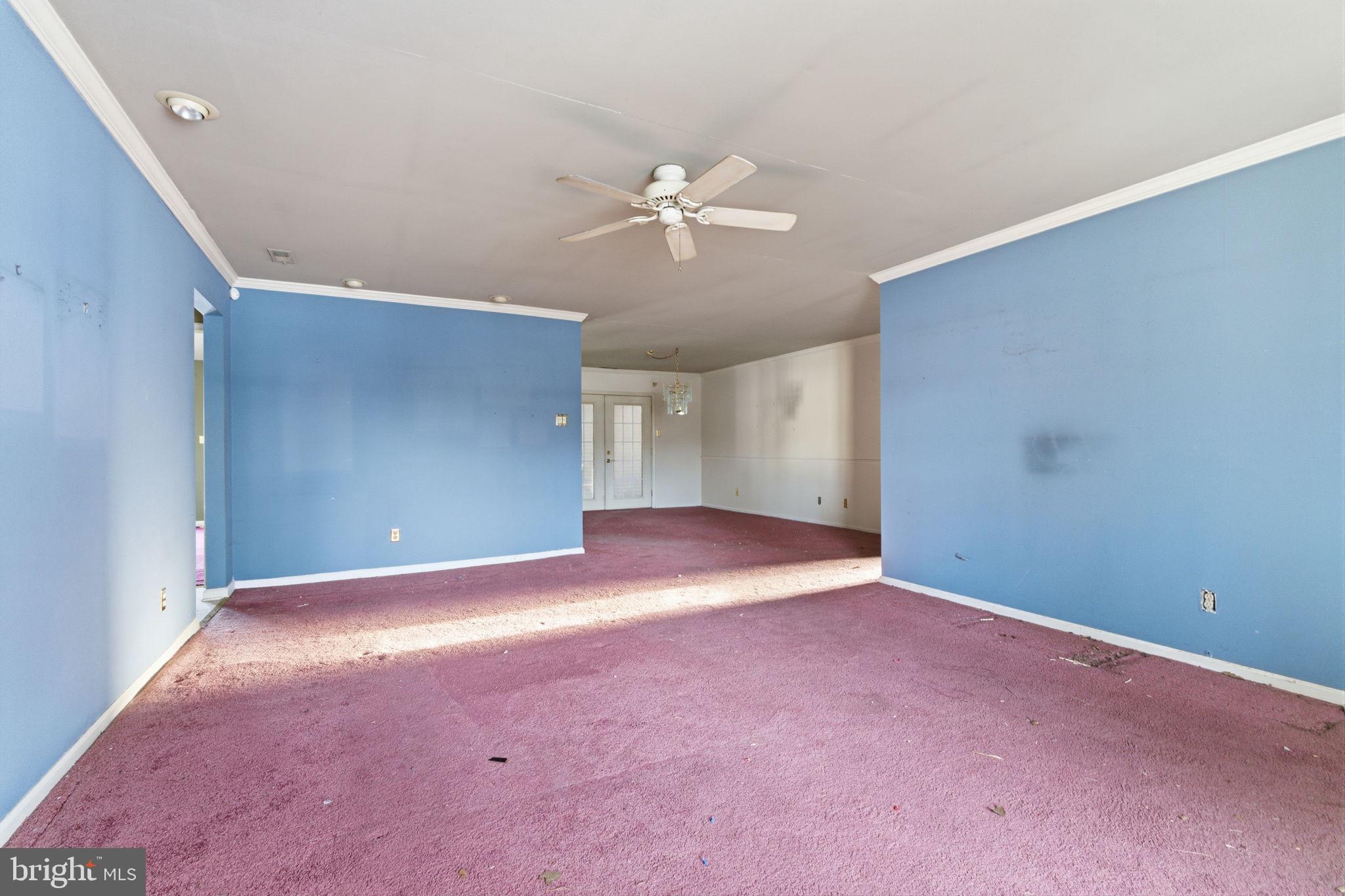 1997 Brook Lane Jamison, PA 18929 - Photo 3 of 19 an empty room with a ceiling fan and hardwood floor