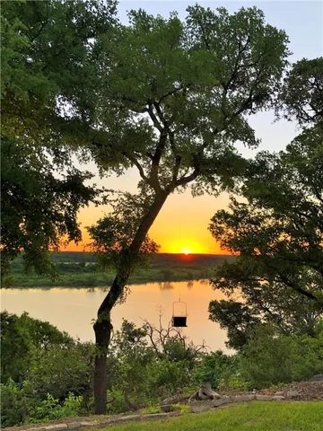 a view of outdoor space with garden
