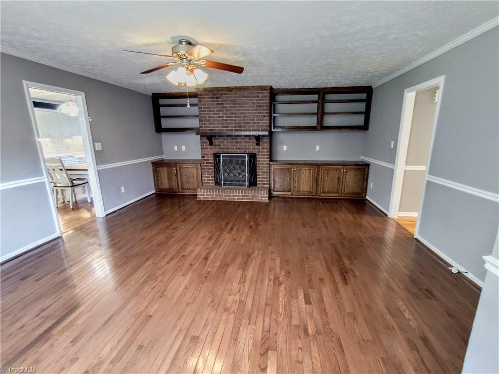 820 Hillcrest Drive Rockingham, NC 28379 - Photo 11 of 50 Living room/Den with Fireplace