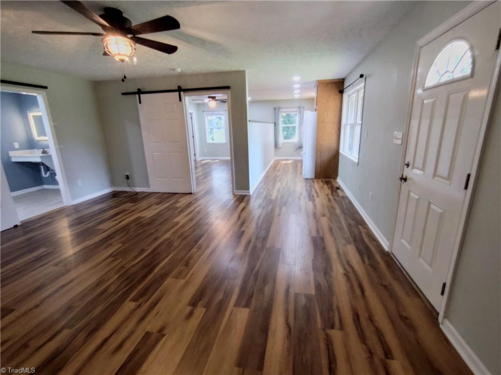 820 Hillcrest Drive Rockingham, NC 28379 - Photo 29 of 50 In Law Suite: Living Room into Kitchen