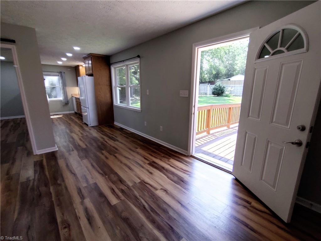 820 Hillcrest Drive Rockingham, NC 28379 - Photo 39 of 50 In Law Suite: Kitchen out onto back ramp/deck