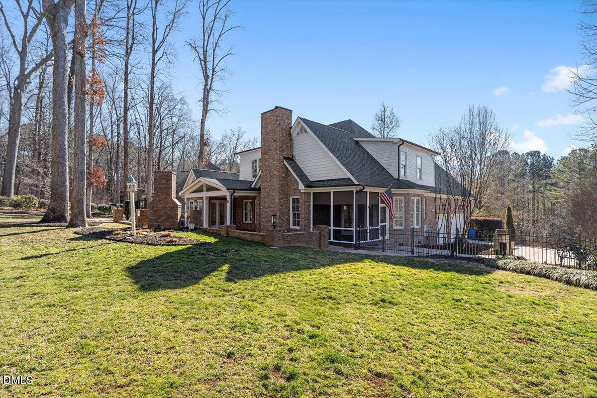 12820 River Dance Drive Raleigh, NC 27613 - Photo 66 of 86 a view of a house with swimming pool and sitting area