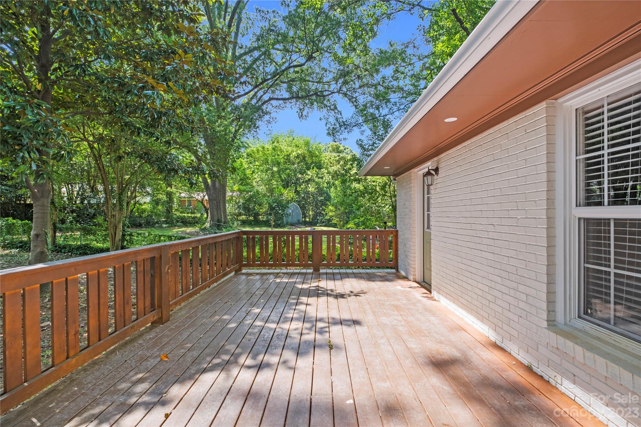 3522 Enfield Road Charlotte, NC 28205 - Photo 27 of 32 a view of balcony with wooden floor