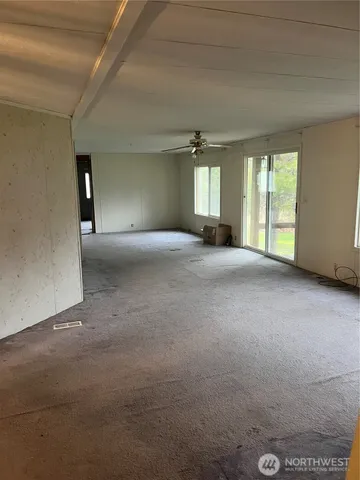 a view of a livingroom with a fireplace