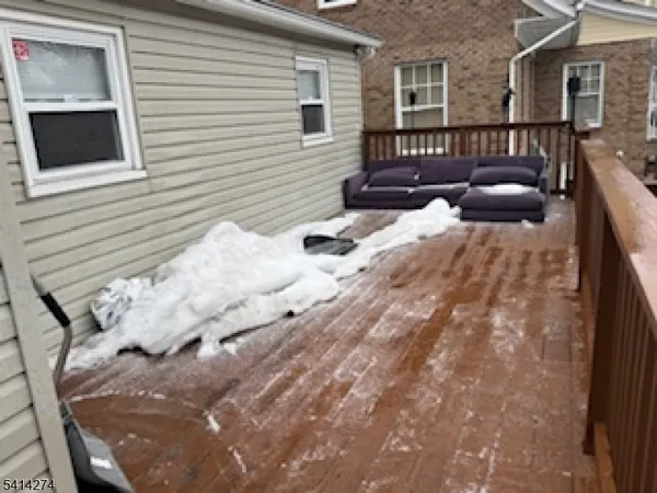 a backyard of a house with seating space