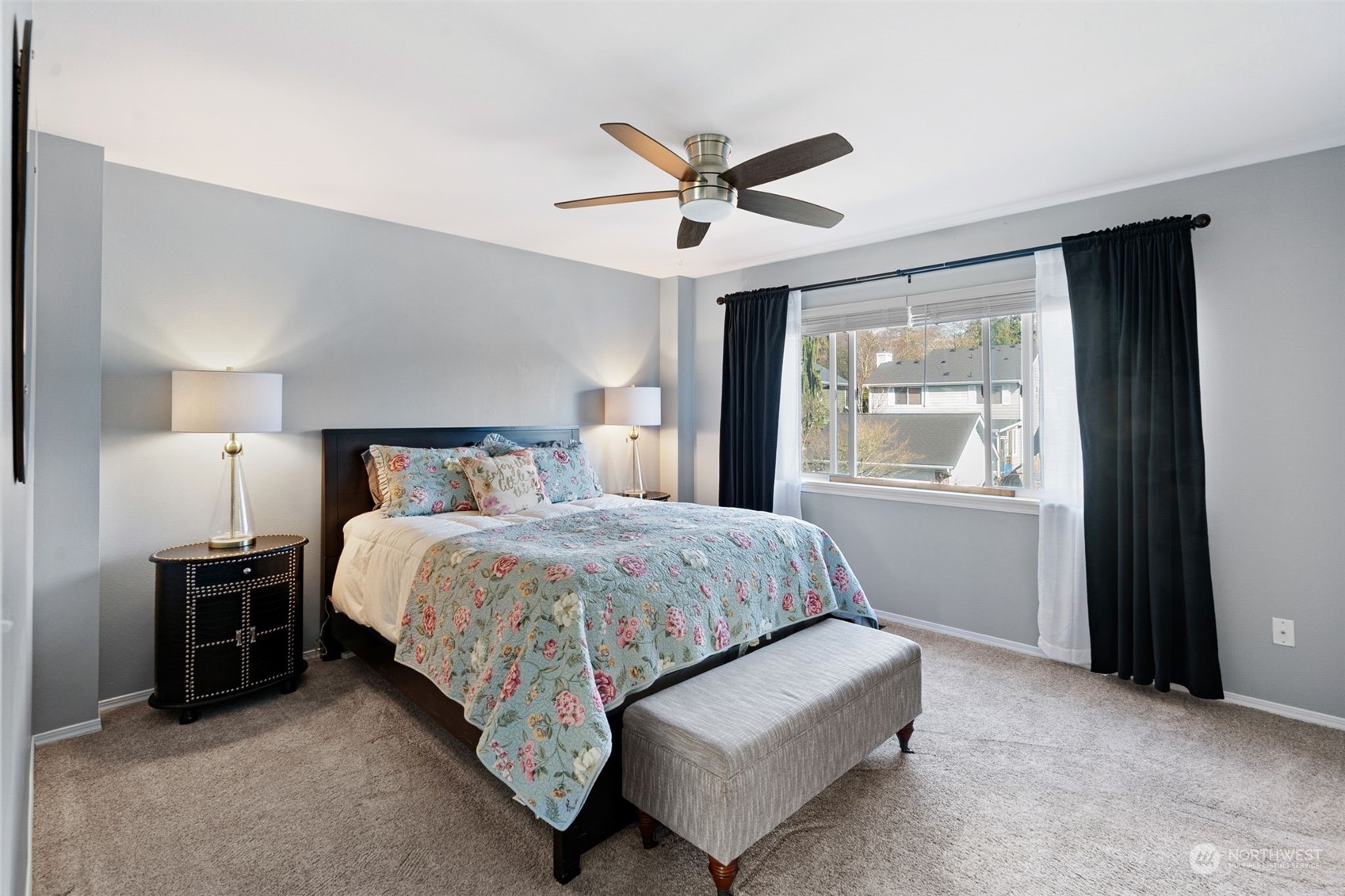 16887 Copper Mountain Road Southeast Monroe, WA 98272 - Photo 18 of 34 a bedroom with a bed rug and window