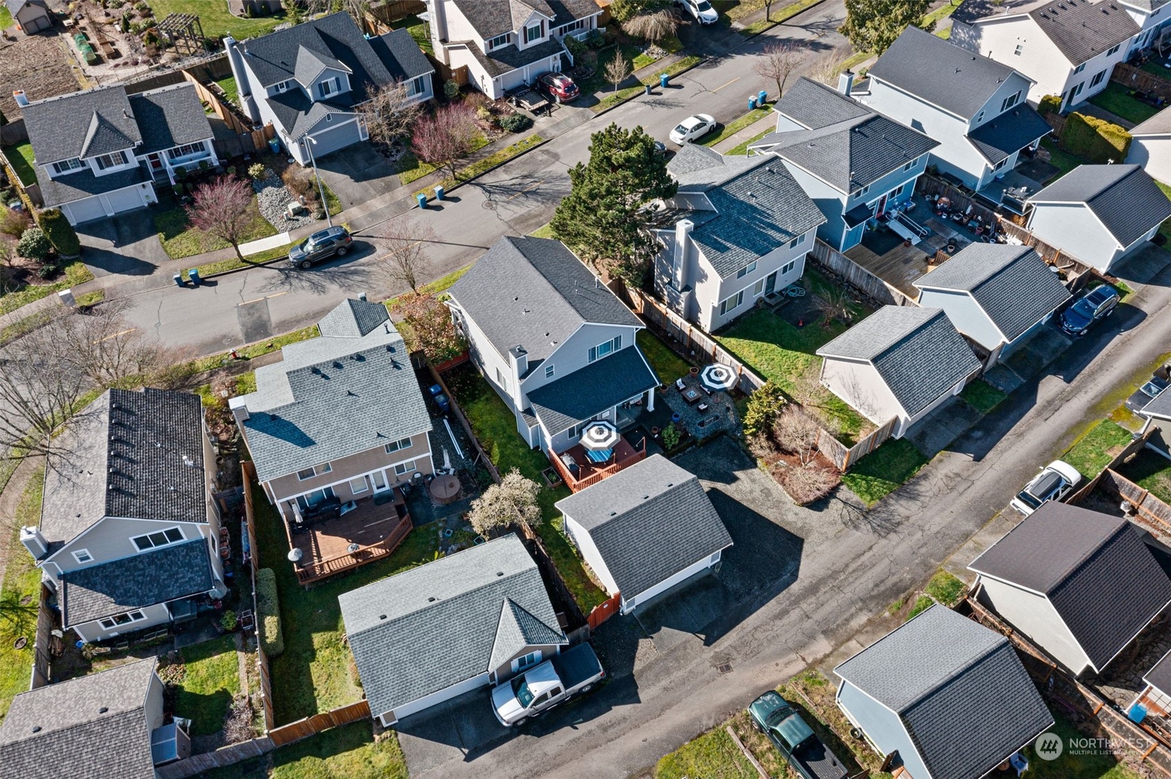 16887 Copper Mountain Road Southeast Monroe, WA 98272 - Photo 31 of 34 an aerial view of a house with a yard