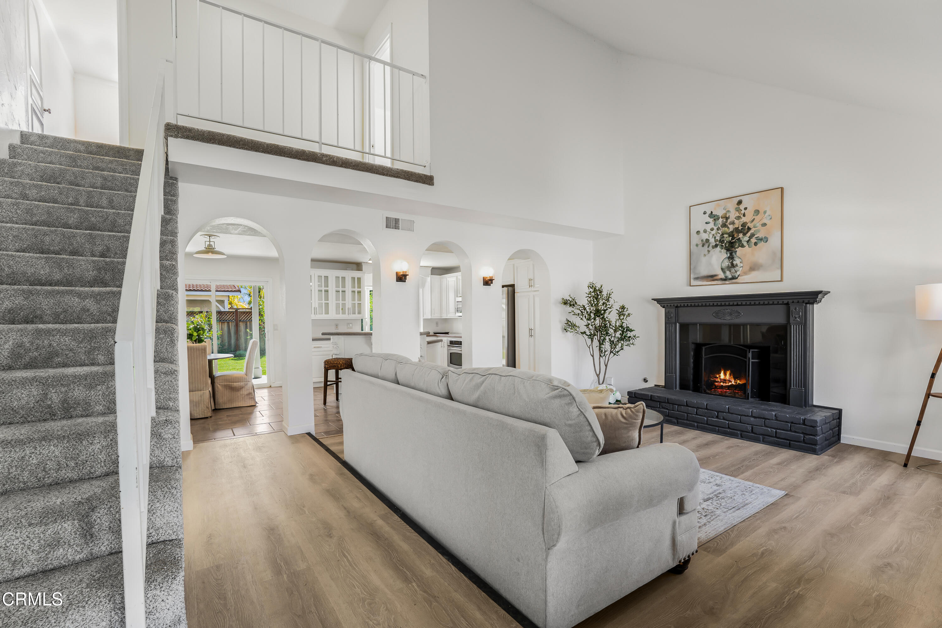 734 Balden Lane Fillmore, CA 93015 - Photo 4 of 46 a living room with furniture and a fireplace