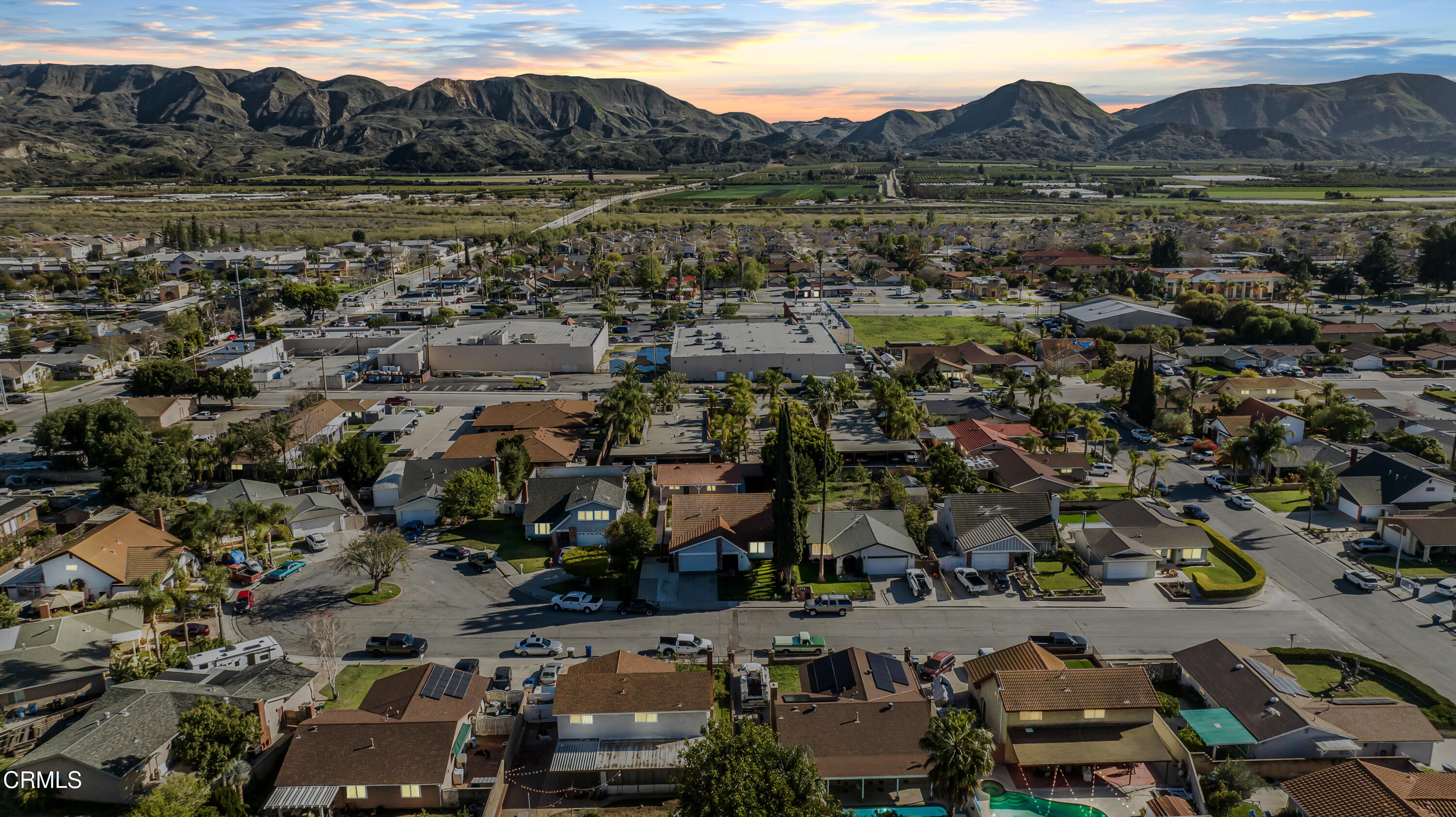 734 Balden Lane Fillmore, CA 93015 - Photo 42 of 46 an aerial view of residential house with an outdoor space and seating