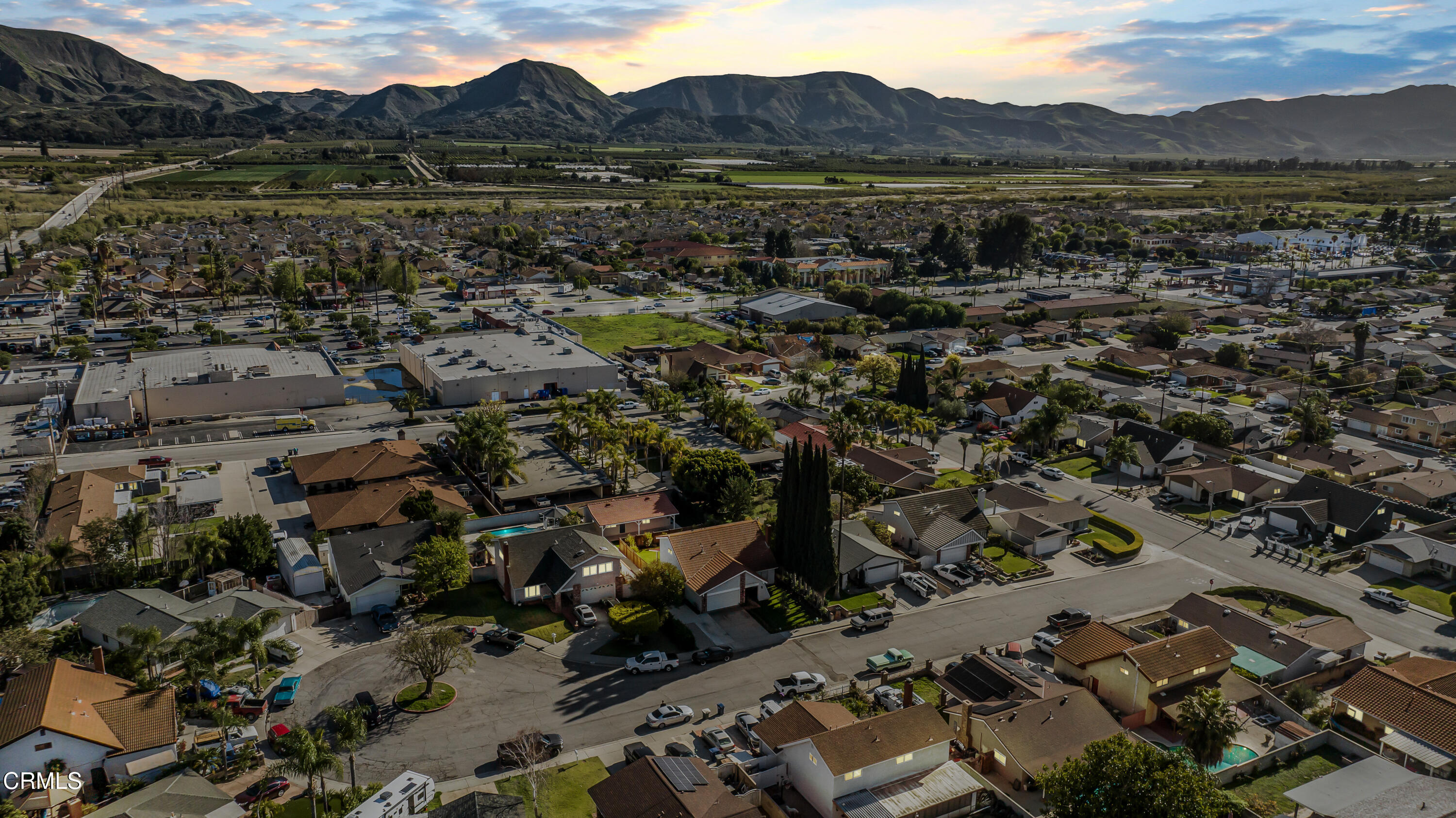 734 Balden Lane Fillmore, CA 93015 - Photo 43 of 46 an aerial view of house with yard and mountain view