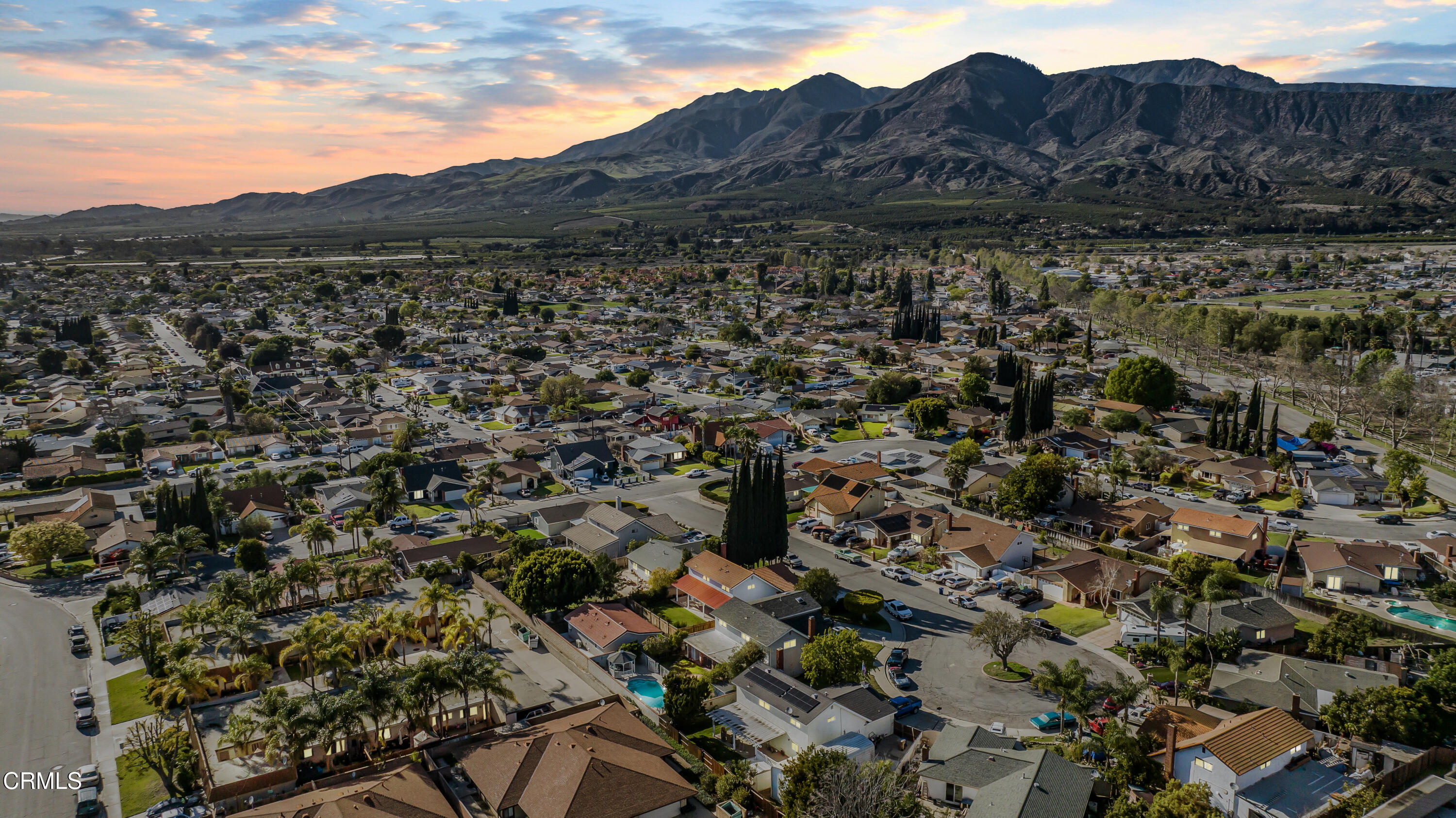 734 Balden Lane Fillmore, CA 93015 - Photo 45 of 46 a view of a city with mountain