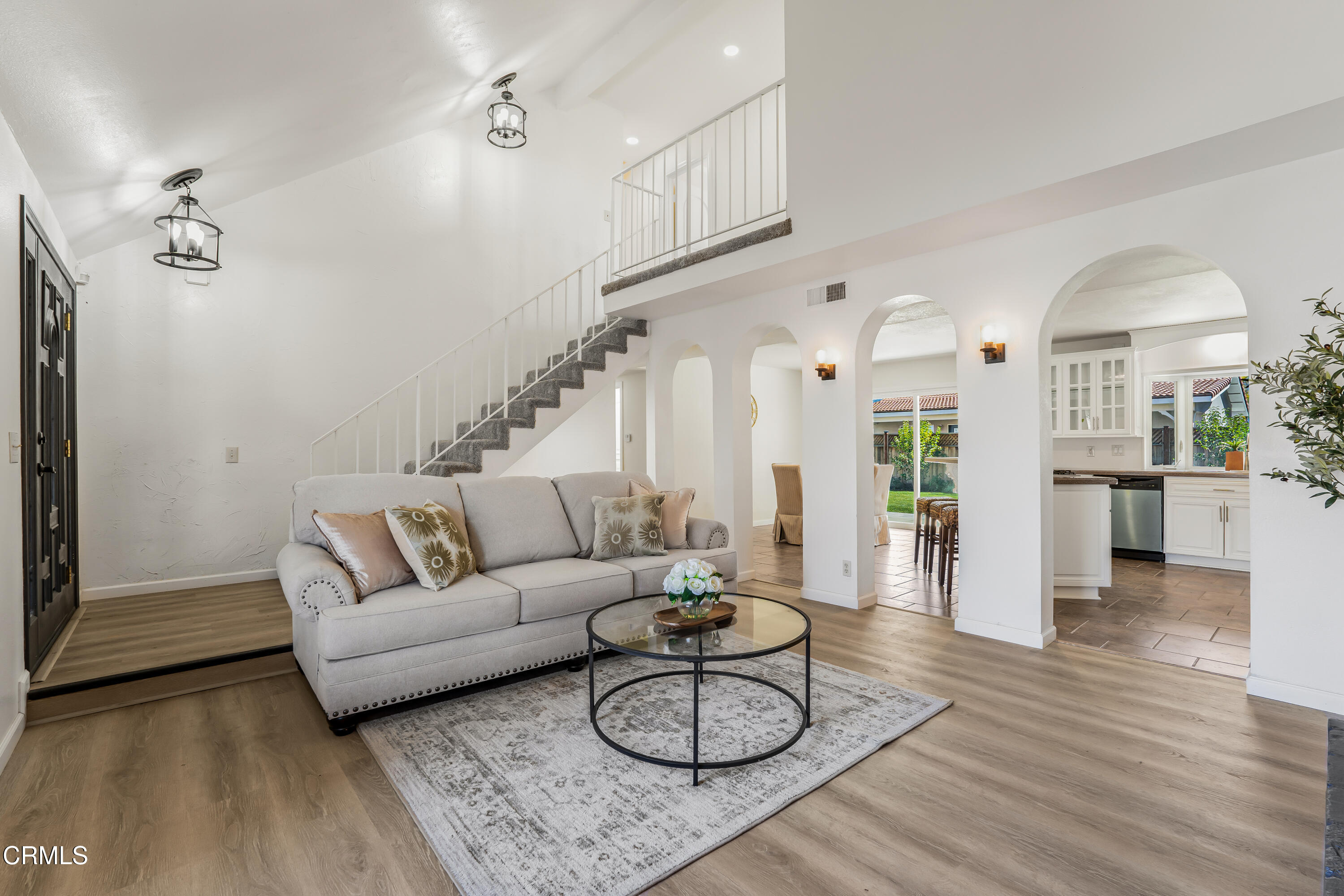 734 Balden Lane Fillmore, CA 93015 - Photo 7 of 46 a living room with furniture or kitchen view and a wooden floor