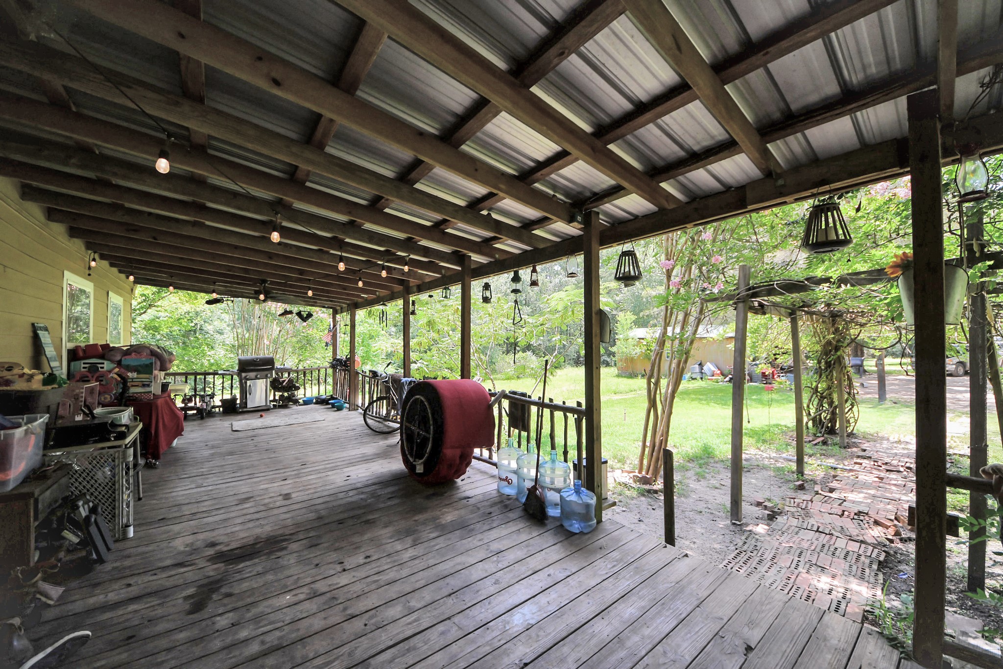 101 Rocky Road Livingston, TX 77351 - Photo 25 of 42 a view of porch with seating space