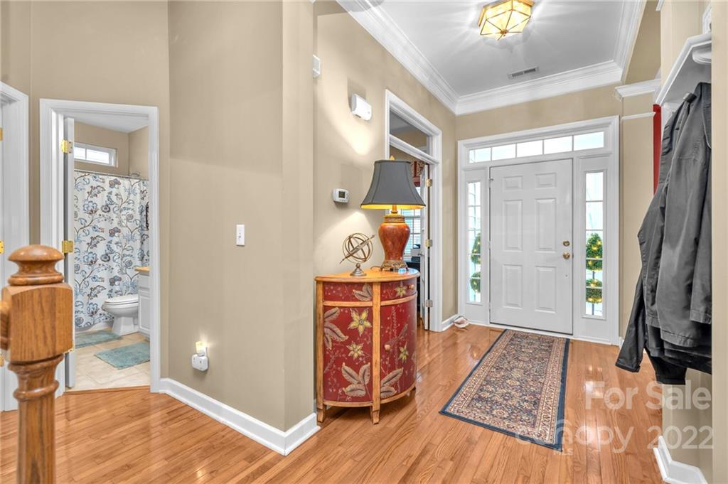 17018 Carlton Way Road Huntersville, NC 28078 - Photo 12 of 42 a view of an entryway with wooden floor