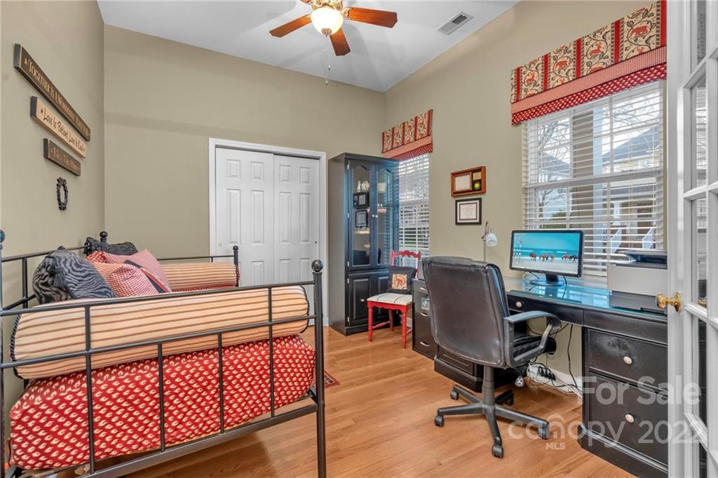 17018 Carlton Way Road Huntersville, NC 28078 - Photo 14 of 42 a bedroom with a workspace