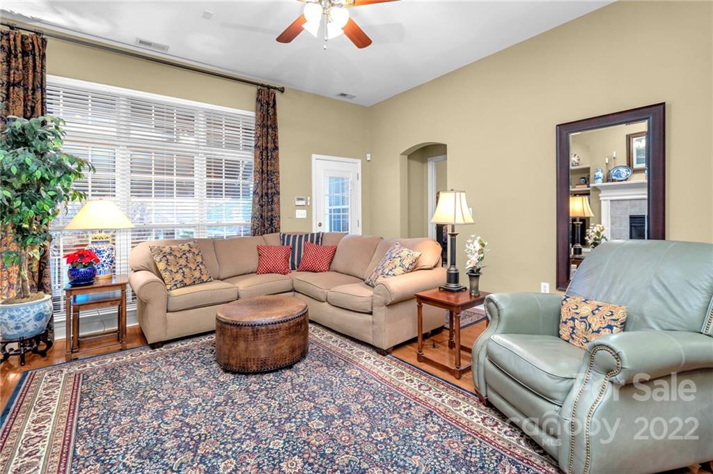 17018 Carlton Way Road Huntersville, NC 28078 - Photo 26 of 42 a living room with furniture and a large window