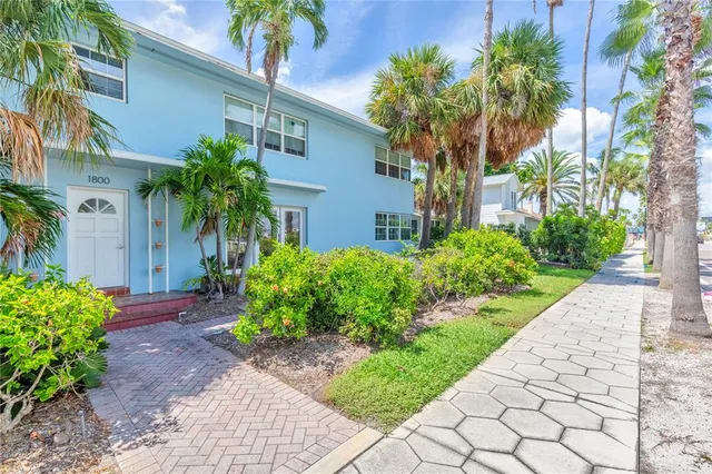 a plant is in front of a house