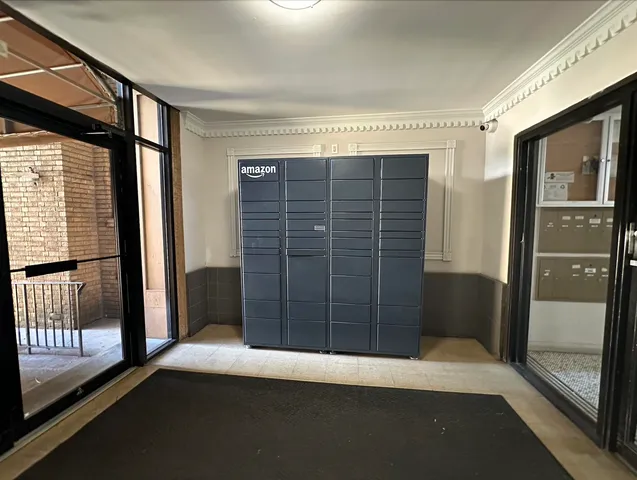 a view of front door