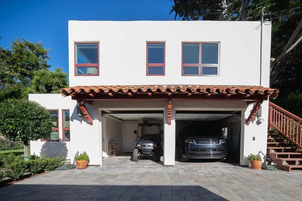 a view of a building with a porch