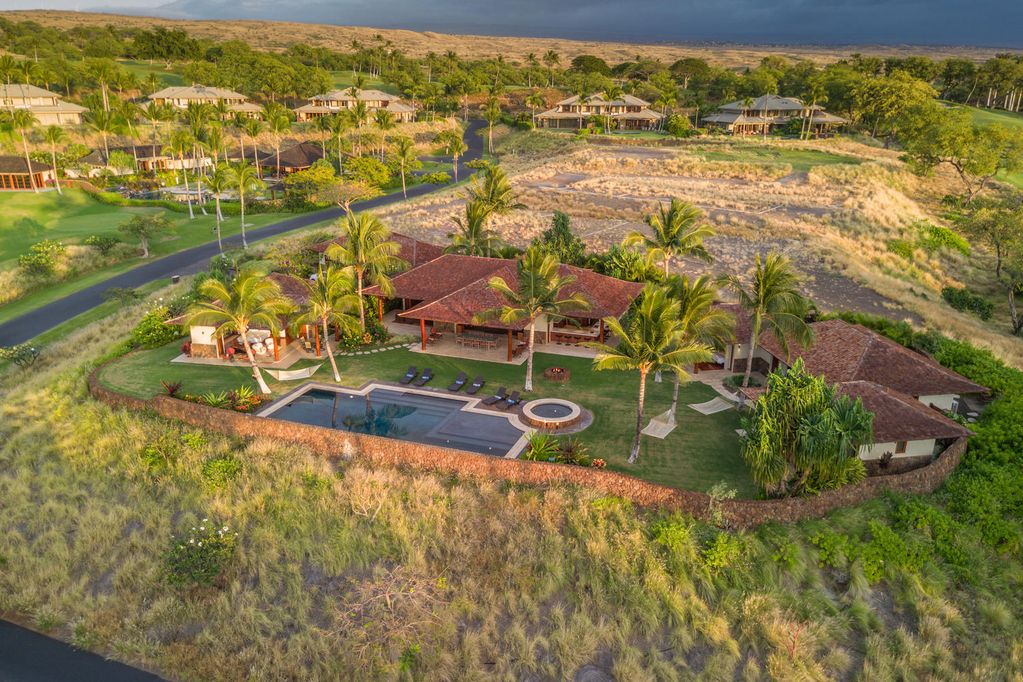 62-3908 Kaunaoa Iki Road Kamuela, HI 96743 - Photo 2 of 21 an aerial view of residential houses with outdoor space and swimming pool