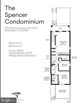 $3,400 | 2717 Sherman Avenue Northwest, Unit 1, Washington, DC 20001