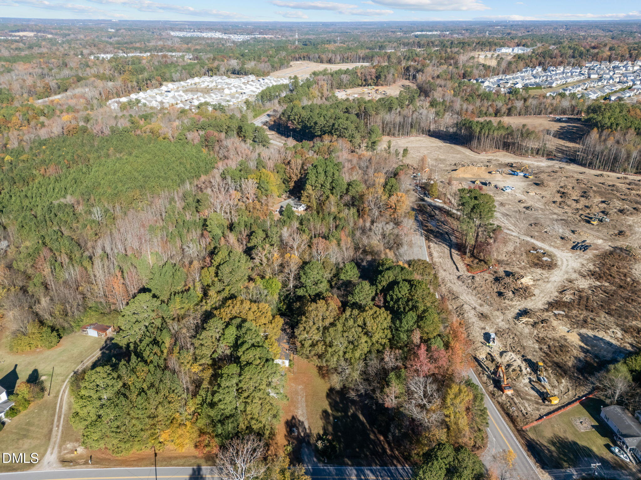 4029 Strickland Farm Road Raleigh, NC 27604 - Photo 17 of 40 an aerial view of residential houses with outdoor space